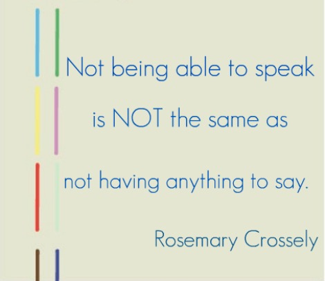 Розмари Кроссли: «Если человек не может говорить, это не значит, что ему нечего сказать»